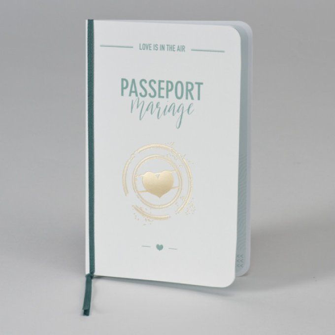 Faire-part passeport blanc