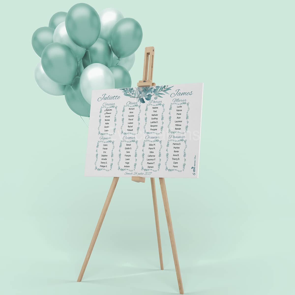 Plans de table