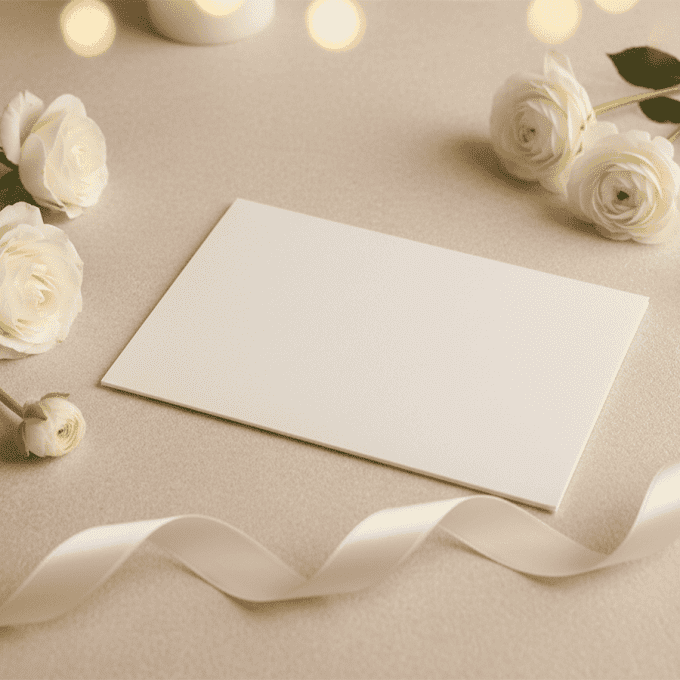 Carte personnalisable  14x9,5 cm