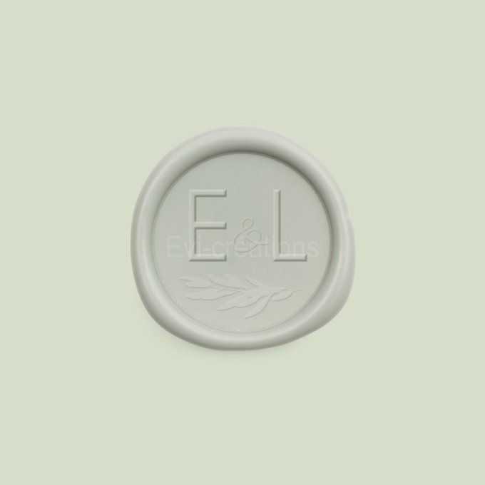 Cachet de cire laurier et sauge