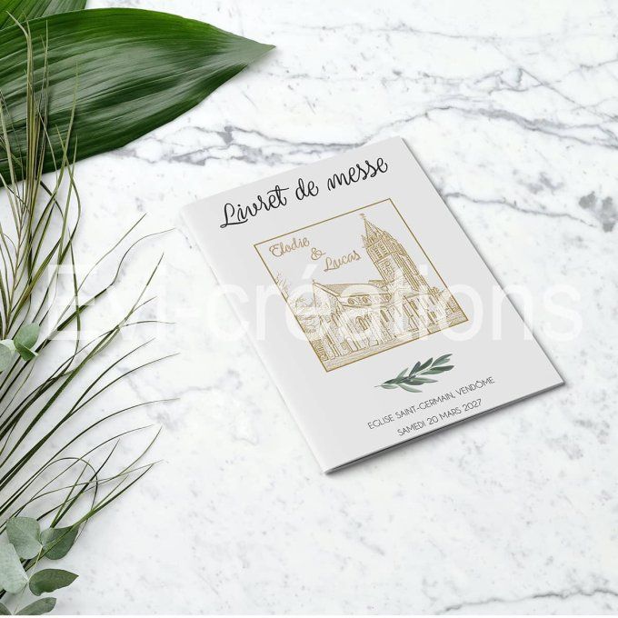 Livret de cérémonie de poche