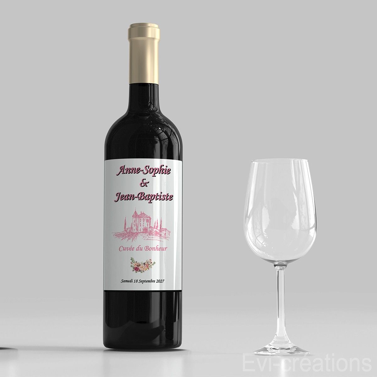 Etiquette de bouteille